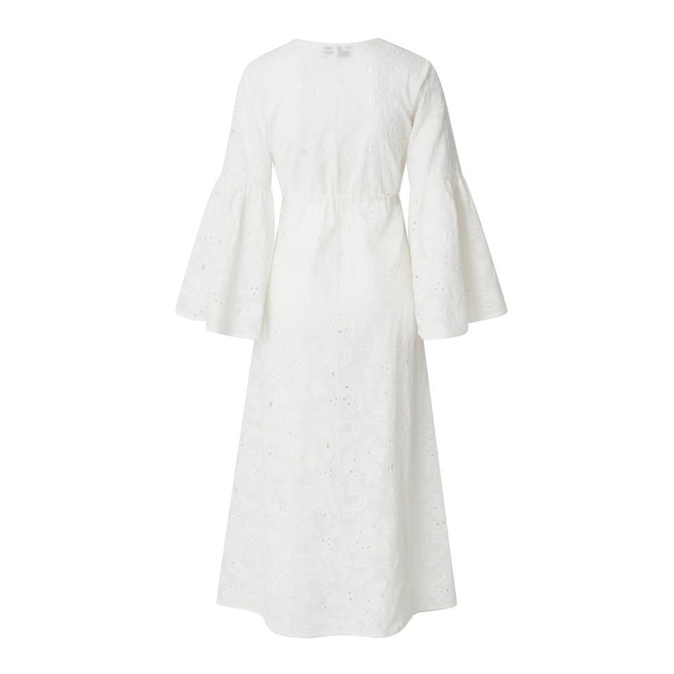 Mandibreeze Resort wear white kaftan 100% cotton summer dress vit bomullskaftan 100% bomull strandkaftan strandkläder beach wear