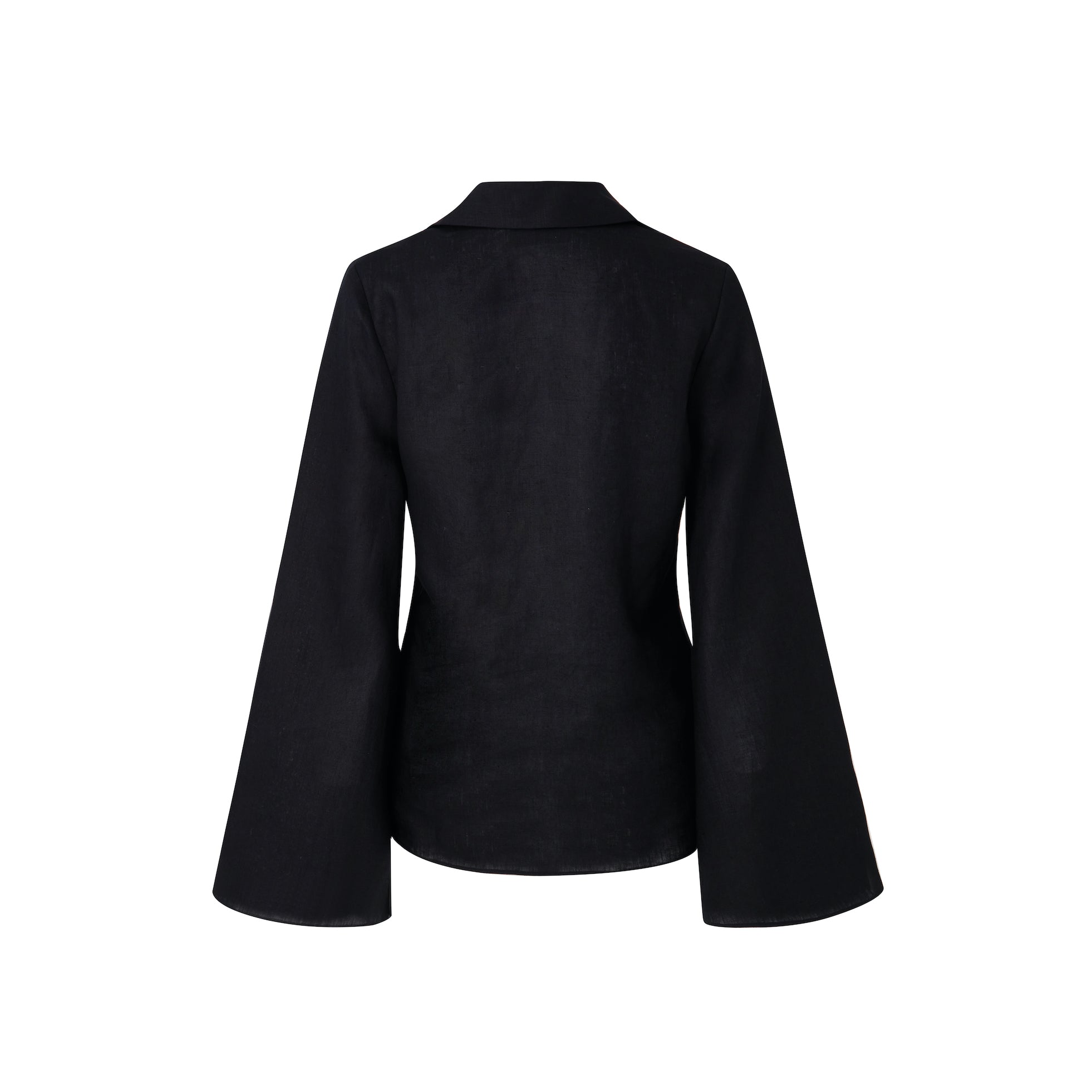 Resort wear Linen set black linen shirt linen pants svart linneset linnebyxor linne skjorta